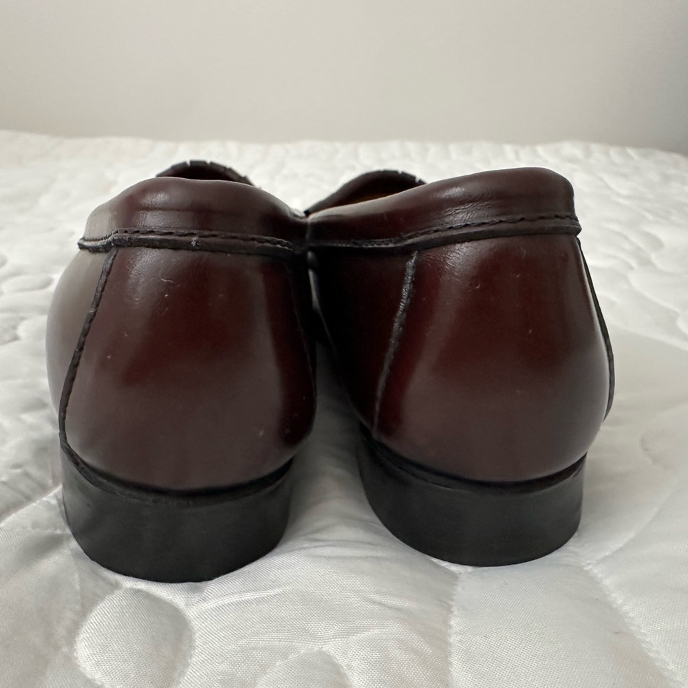 GH Bass Burgundy Loafers - Picture 3 of 6